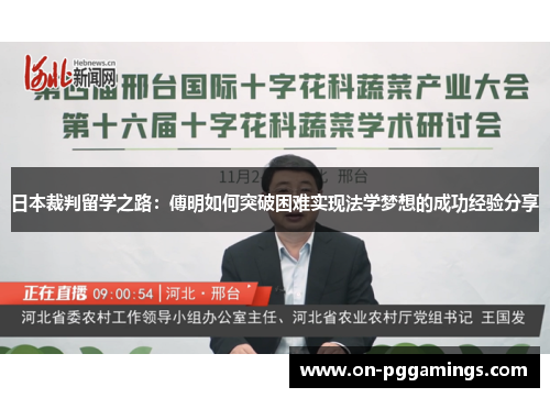 日本裁判留学之路：傅明如何突破困难实现法学梦想的成功经验分享